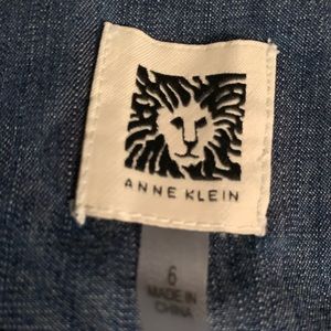 Anne Klein Denim Shirt Dress 